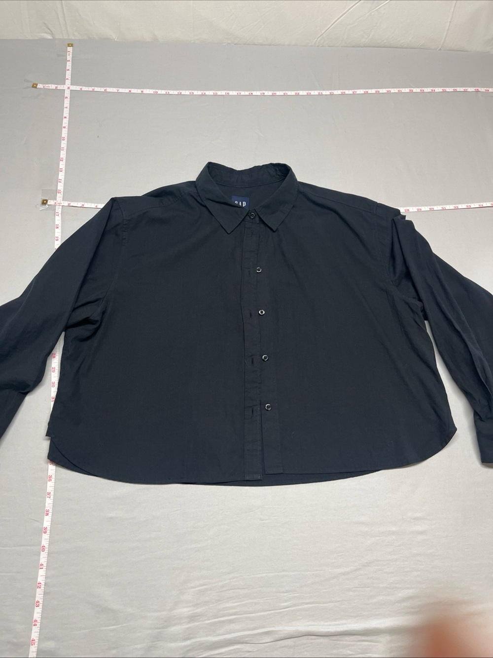 GAP Black Button-Front Women's Blouse. 1110